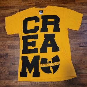 Wu-Tang Yellow “CREAM” T-Shirt Vintage 2007 Official Product M